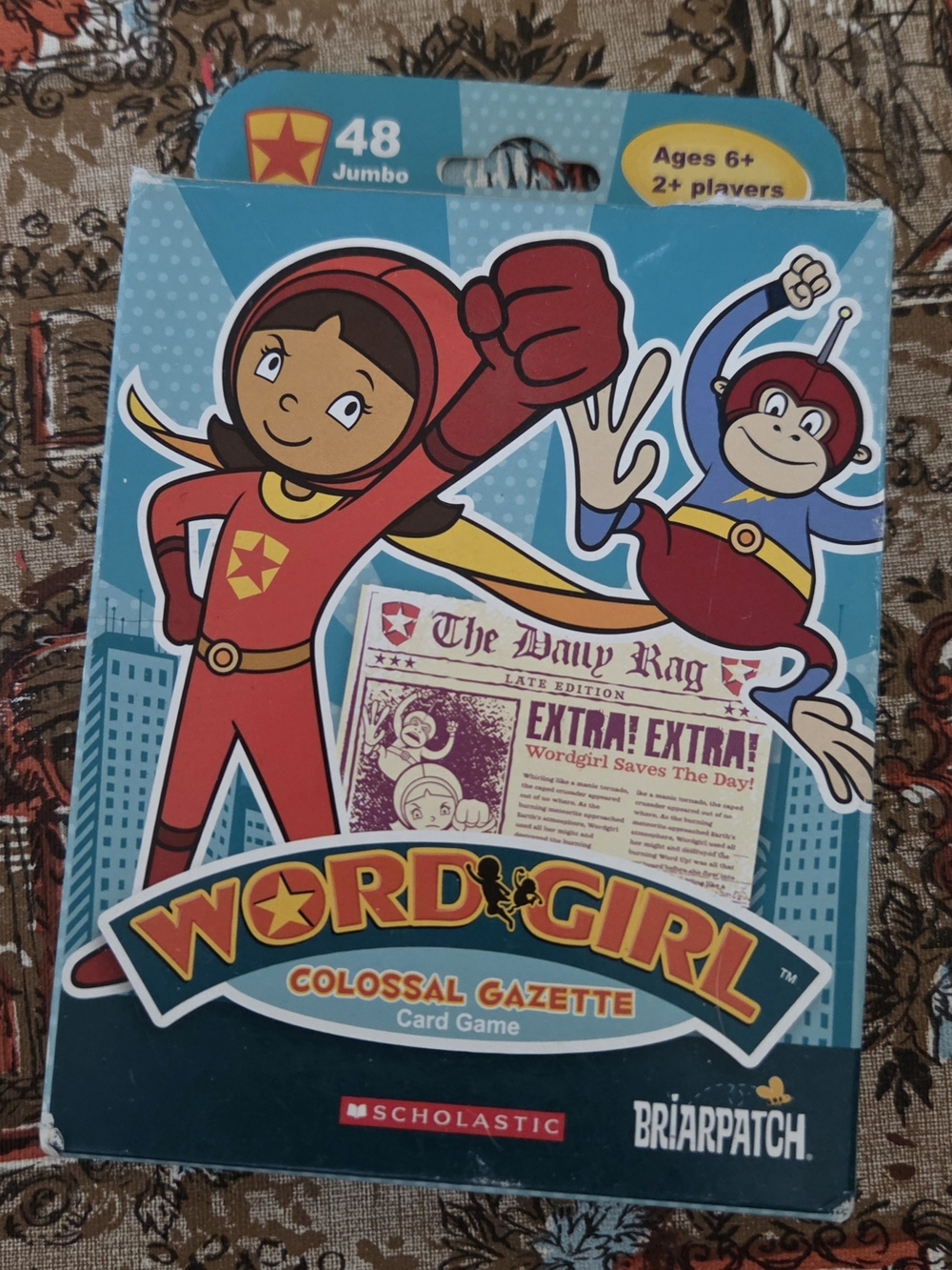 Vintage Briarpatch WordGirl Colossal Gazette Card Game by Briarpatch brand new